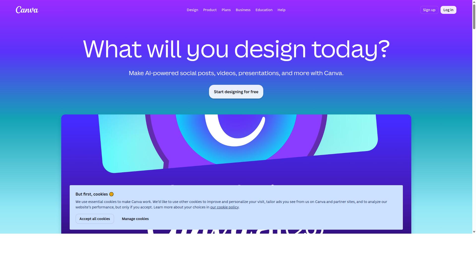Canva Magic Write website