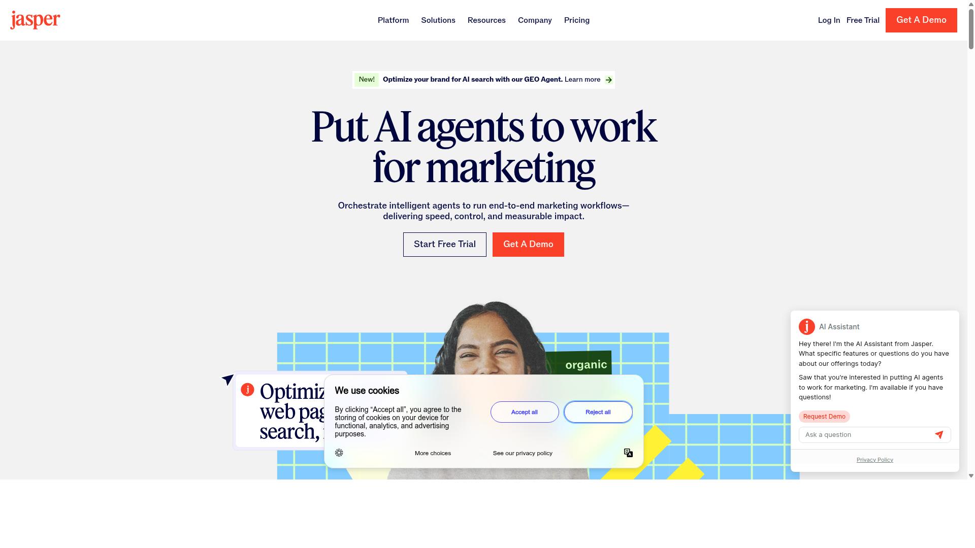 Jasper website